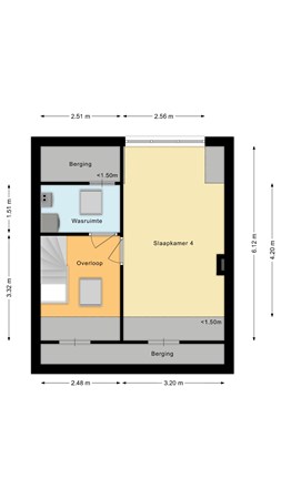 Floorplan - Goudseweg 19, 2411 HG Bodegraven